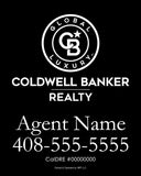 Coldwell Banker Global Luxury 30x24 Inch Sign Panel
