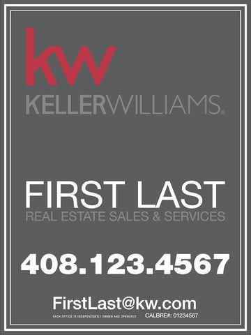 Keller Williams 32x24 Inch Sign Panel